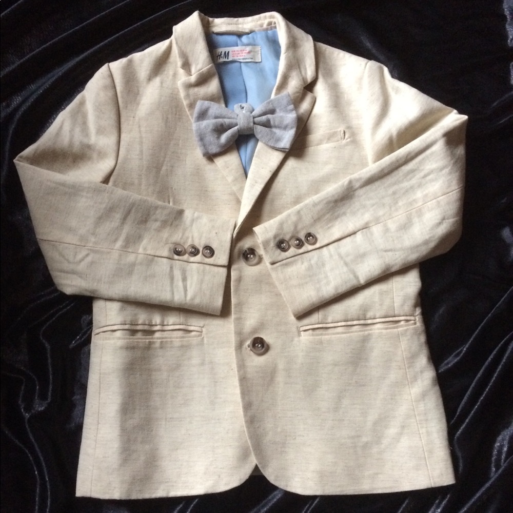(H&M) Beige Boy Blazer